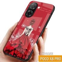 ราคา Softcase Glass Glitter Glass สําหรับ POCO X8 PRO - Casing Hp Poco X8 Pro - K12 (51360429163)