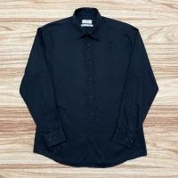 ราคา KEMEJA ELEGANCE Paris เสื้อเชิ้ตผ้าฝ้ายสีดํา (L) (43320670958)