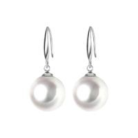 ราคา TANITTgems ต่างหูไข่มุกแก้วญี่ปุ่นสีขาวทรงกลมรุ่น TNER079 (White) (216729055)