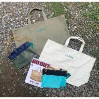 ราคา กระเป๋า L.L.Bean Grocery Tote White Pouch (19491369696)