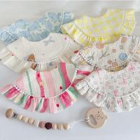 ราคา ผ้าเช็ดน้ําลายเด็ก ผ้ากันเปื้อนเด็กผ้ากอซสไตล์บางน้ําลายผ้าขนหนูเจ้าหญิงสไตล์พระราชวังลูกไม้ใหญ่360เอี๊ยมเอี๊ยมน่ารัก0-2ปี (54110094924)