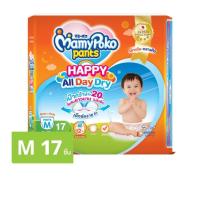 ราคา มามี่โพโค แพ้นท์ กางเกงผ้าอ้อม รุ่นแฮปปี้ ออลเดย์ดราย ขนาด M 17 ชิ้น (40904298346)