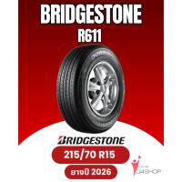 ราคา BRIDGESTONE DURAVIS R611 Size 215/70 R15 ยางปี 2026แถมฟรีจุ๊บลม (44468180847)