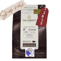 ราคา (แบ่งขาย) ดาร์กช็อคโกแลต 70.5% เกรดพรีเมี่ยม ยี่ห้อ Callebaut - 500g-1kg - (6589497581)