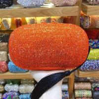 ราคา ▥ สีสุภาพสตรีสีส้ม / สีเขียวตอนเย็นกระเป๋าถือหินก (28168827322)