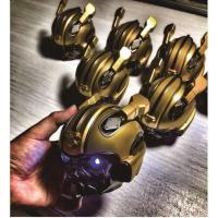 ราคา Marvel Iron Man Hornet หมวกกันน็อกไร้สายลำโพง Bluetooth ซับวูฟเฟอร์ขนาดเล็กการ์ดเสียงขนาดเล็กลำโพงคู่ (9111545364)