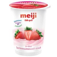 ราคา เมจิโยเกิร์ตรสสตรอเบอร์รี่ 135กรัม Meiji Yoghurt Strawberry 135g. [หมายเลขบาร์โค้ด 8850329315116 ] (46609744909)