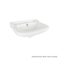 ราคา MOYA อ่างล้างหน้าแขวน MOYA 812 สีขาว อ่างล้างหน้า อ่างล้างหน้าแบบแขวน WALL-HUNG WASHBASIN MOYA 812 WHITE ผลิตจากเซรามิก (29023947861)