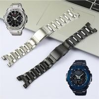 ราคา สายนาฬิกาข้อมือสแตนเลสสําหรับ Casio Gst-W300 Gst-S110 Gst-S100G Gst-W110 W100G (8581204737)