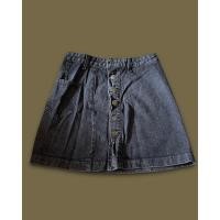 ราคา new - กระโปรงยีนส์สั้นสีดำ แต่งกระดุมหน้าเก๋ๆ y2k (22327841183)