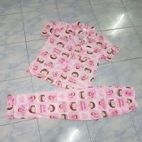 ราคา ชุดนอนใส่สบาย ลายมารุโกะ ชมพู น่ารัก (22745517852)