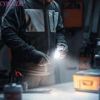 ราคา CYBERZAP ไฟฉายแม่เหล็ก, การออกแบบ 5-LED จอแสดงผลดิจิตอลไฟฉายแบบพกพา, ไฟเตือนสีแดงความสว่างสูงเอาต์พุตกันน้ํา USB ชาร์จไฟฉาย Camping (57658833071)