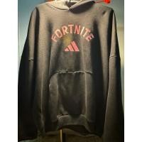 ราคา adidas Lifestyle adidas x Fortnite Future Icons Small Logo Hoodie Men Black JV9950มือสอง (44377605857)