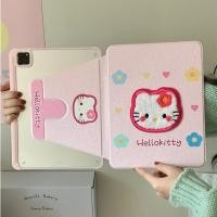 ราคา น่ารัก HelloKitty เหมาะสําหรับ IPad 10.2 สําหรับ IPad 10th 5th ฝาครอบ Mini6 2024 IPad Air11/13 ฝาครอบ Air4/5 10.9 Anti Fall Shell IPad Pro11 M2 IPad 12.9 Shell Anti ดัด (26880469134)