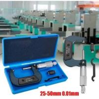 ราคา ถูกและดี!! ไมโครมิเตอร์ Micrometer วัดนอก 25-50mm. นักเรียน นักศึกษา ทุกสาขาต้องมีไว้ใช้งาน!! (833936027)