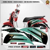 ราคา HONDA SCOOPY VINYL 2014-2017 สติ๊กเกอร์มอเตอร์ไซค์ / HONDA SCOOPY 2014-2017 BODY LES STRIP HOLOGRAM (28190391982)