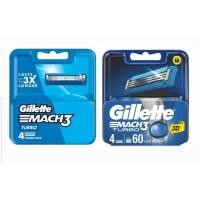ราคา Gillette Mach3 TURBO 3D ใบมีดโกน (2241448799)