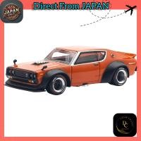 ราคา POP RACE 1/64 SKYLINE GT-R V8 DRIFT (KENMERI) ORANGE Completed Model PR640173 (26639778086)