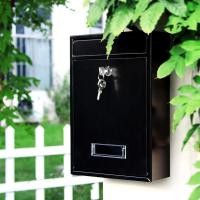 ราคา ตู้ไปรษณีย์โลหะกลางแจ้งพร้อมตัวล็อค 21.5x8.5x32cm - KH-32 (52508954687)