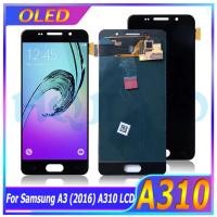 ราคา หน้าจอ LCD OLED สําหรับ Samsung A310 จอแสดงผล LCD Touch Screen Digitizer สําหรับ Samsung A3 2016 A310 A310F A310Y เปลี่ยน (49909482949)