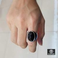 ราคา ▣ เครื่องประดับแฟชั่นแหวนนิลสีดำ (25040342433)