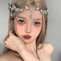 ราคา พร้อมส่ง ‍♀️ที่คาดหัวเอลฟ์ เทียร์ร่ามงกุฎเอลฟ์ สีเงินและสีทอง ทรงช่อใบไม้ ประดับคริสตัล (25092192189)