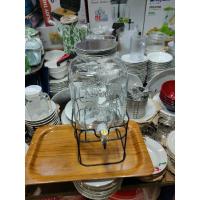 ราคา ที่จ่ายโถแก้ว แถมก๊อกน้ํา พร้อมที่ใส่เหล็ก ที่กดแก้ว (56259423795)