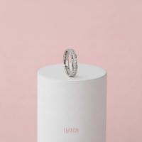 ราคา CozzySayido แหวนเพชรล้อมวง เพชรหนึ่งชั้น ไม่ลอกไม่ดำ แพ้ง่ายมากใส่ได้ ใส่ล้างมือแอลกอฮอล์ได้ เพชรCZ (16770976257)