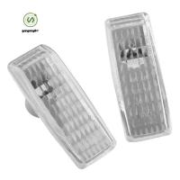 ราคา [gangong1kr]ฝาครอบไฟเครื่องหมายด้านข้างรถยนต์ Repeater เลนส์โคมไฟสําหรับ - W124 R129 W140 W202 W201 2028201521 2028201621 (52911343466)