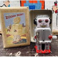 ราคา Robot made in Japan ไขลานสังกะสี งานเก่าพร้อมกล่อง สภาพดีมาก (14474277918)