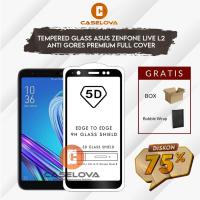 ราคา พรีเมี่ยม 5D 6D 9D กระจกนิรภัยเต็มรูปแบบสีสําหรับ Asus Zenfone Live L2 (42055776105)