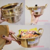 ราคา พร้อมส่ง หม้อมาม่าเกาหลี made in koreaหม้อรามยอน หม้อทองเหลือง หม้อต้มมาม่า เกาหลี 100% พร้อมส่ง หม้อเกาหลี ramyoen (4620716308)
