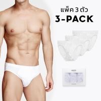 ราคา กางเกงในชาย ยางหุ้ม KOO'S รุ่น Essential แพ็ค-3 ตัว *Men's Underwear 100% Cotton ยางเอวคุณภาพ* (102418349)