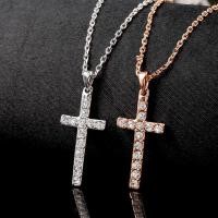 ราคา ROXI สร้อยคอ สวยงามด้วยจี้ 18K Rose gold plated/White Gold Plated ไม้กางเขนประดับด้วยคริสตัล รุ่น: GE2030473225b (1093543638)