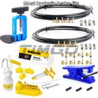 ราคา Mtb จักรยานเสือหมอบไฮดรอลิกเบรคท่อชุด 2.5M หลอด 4 คู่ BH59/BH90 Connecter Olive ใส่กดสกรูท่อชุดตัด Ezmtb Bleed ชุดเครื่องมือเหมาะกับ Shimano เบรค MT200/M355/395 T (23290557460)