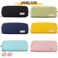 ราคา JANELAXE932JN กล่องดินสอซิป, มัลติฟังก์ชั่นแบบพกพาความจุขนาดใหญ่กล่องดินสอ, สีทึบเรียบง่ายทนทานปากกากระเป๋าเครื่องเขียนออแกไนเซอร์อุปกรณ์การเรียน (41681514035)