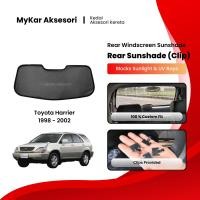 ราคา Toyota Harrier 1998 - 2002 Custom Fit OEM REAR ม่านบังแดดบล็อก 66.9% UVA รังสี & 67.3% UVB (40074628132)