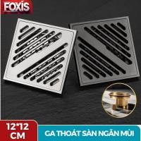 ราคา FOXIS TS212G ท่อระบายน้ําพื้นห้องน้ําป้องกันกลิ่น ขนาด 12*12 ซม. เหมาะสําหรับท่อ 50/60/76/90/110 มม. (28690032999)