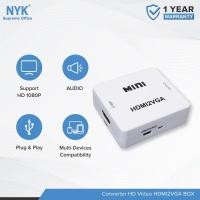 ราคา NYK Converter อินพุต HDMI เป็น VGA + กล่องเอาต์พุตเสียง 1080p (10998586143)