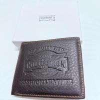 ราคา กระเป๋าสตางค์ผู้ชายหนังแท้ลายวินเทจ กระเป๋าสตางค์ผู้ชายหนังแท้ลายวินเทจ (51609818485)
