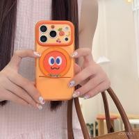 ราคา Original Design Carrot เหมาะสําหรับ iPhone17promax Magnetic Bracket เคสโทรศัพท์ 17Pro/16promax Rotatable Dot Case (54408635223)