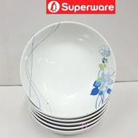 ราคา ซุปเปอร์แวร์ ชาม7.5"=6ชิ้น ลายบลูมมิ่ง บูล (1534780863)