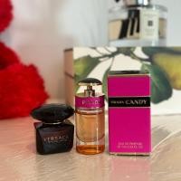 ราคา น้ำหอมจิ๋วVERSACE Crystal Noir & PRADA Candy (29008042745)