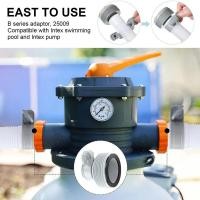 ราคา For Intex 29061E Type B Intex Pool Clamp On Fittings Converter Intex Hose Adapter Pool Accessory 1. (48403349010)