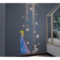 ราคา อะคริลิคสติ๊กเกอร์ติดผนัง ส่วนสูงเอลซ่า 3D ราคา 450 (7545263495)