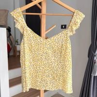 ราคา เสื้อสายเดี่ยว ระบาย H&M แท้ อก 36 (มือ 2) (28217274864)