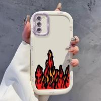 ราคา เคส Samsung A02S A03S M02S F02S Silicon Case Creative Flame (46110168454)