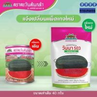 ราคา เมล็ดแตงโมวันนา503 ขนาด40กรัม ตราตะวันต้นกล้า แตงโมลูกใหญ่ (54710596168)
