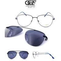 ราคา กรอบแว่นสายตา GEZE Clip-On รุ่น RY1025 - C4 คลิปออนแม่เหล็ก เลนส์กันแดด Polarized (2338659849)