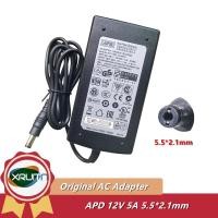 ราคา ของแท้ APD DA-60N12 AC Power Adapter Charger 60W 12V 5A 5.5 มม.x 2.1 มม.Asian Power อุปกรณ์ (48611475425)